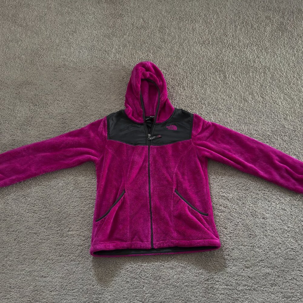 Girls Pink North Face Jacket Size Youth XL